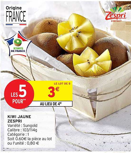 KIWI JAUNE ZESPRI