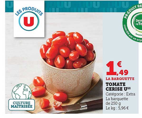 LA BARQUETTE TOMATE CERISE U²