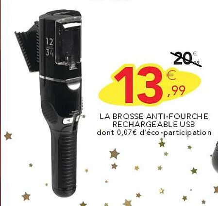 LA BROSSE ANTI-FOURCHE RECHARGEABLE USB