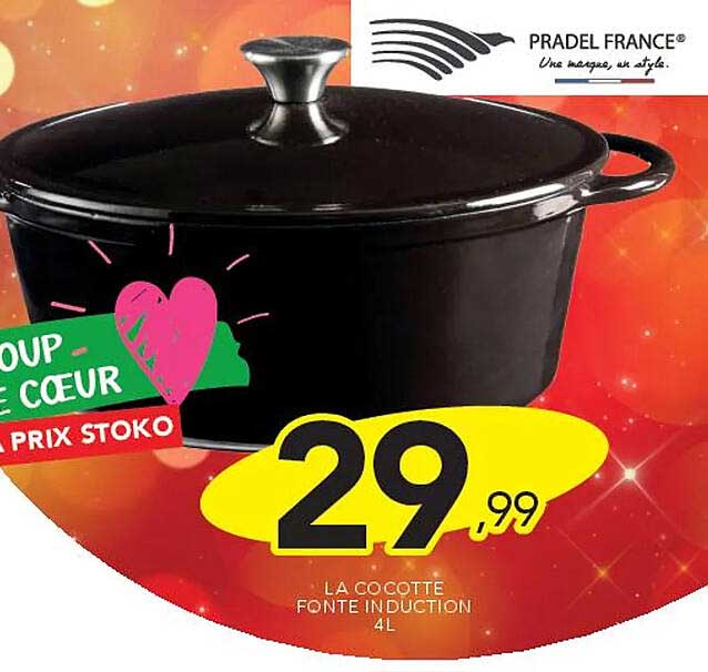 LA COCOTTE FONTE INDUCTION 4L