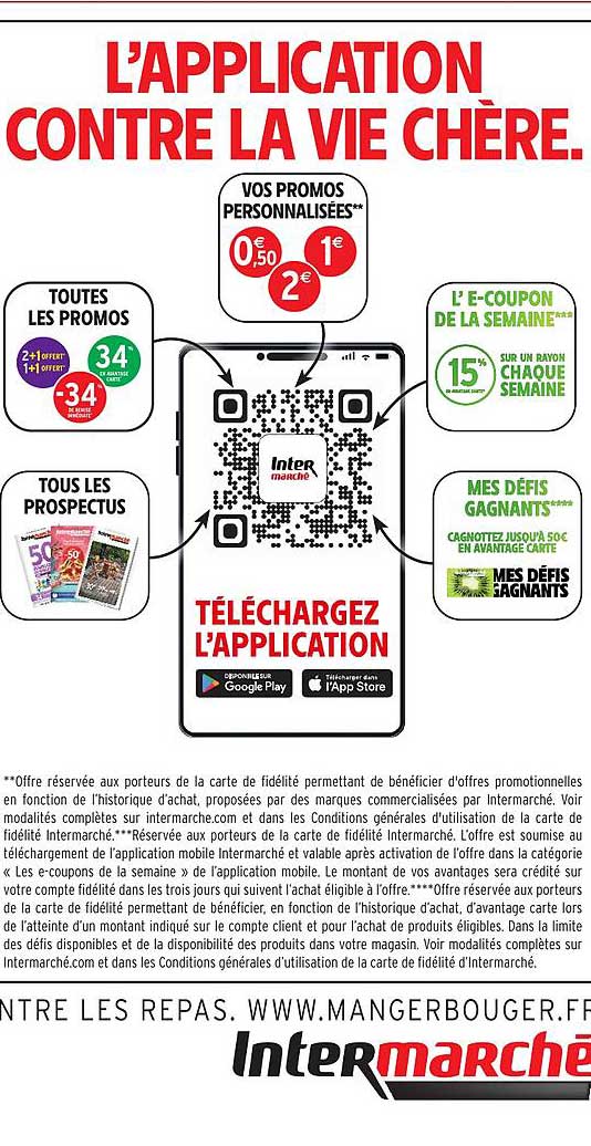 L'APPLICATION CONTRE LA VIE CHÈRE.