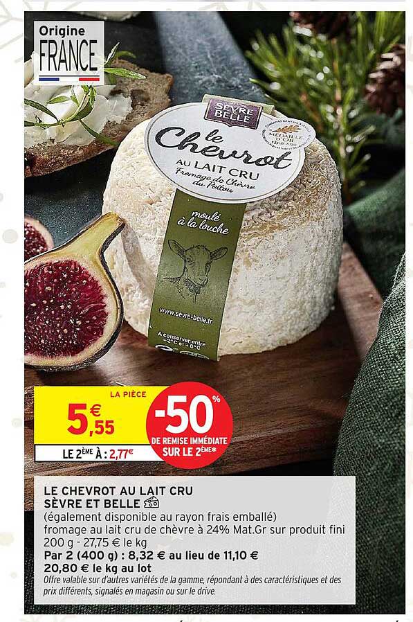 LE CHEVROT AU LAIT CRU SÈVRE ET BELLE