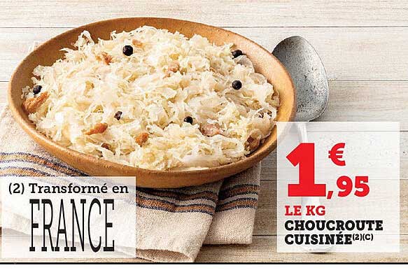 LE KG CHOUCROUTE CUISINÉE