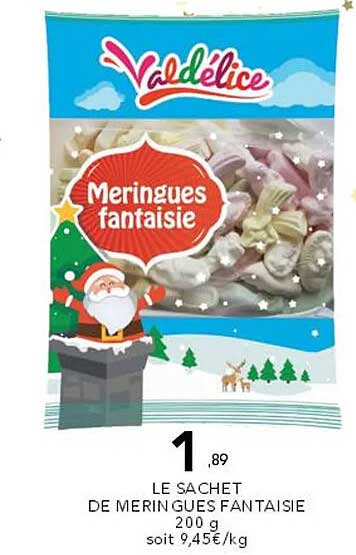 LE SACHET DE MERINGUES FANTAISIE