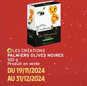 LES CRÉATIONS PALMIERS OLIVES NOIRES