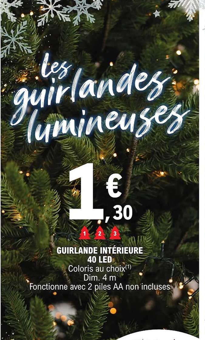 Les guirlandes lumineuses