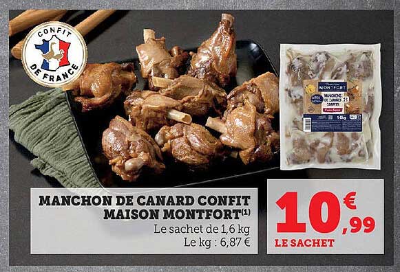 MANCHON DE CANARD CONFIT MAISON MONTFORT