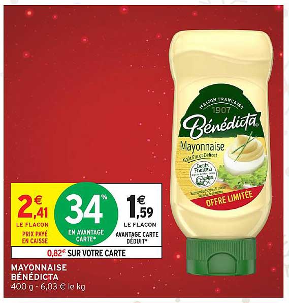 MAYONNAISE BÉNÉDICTA