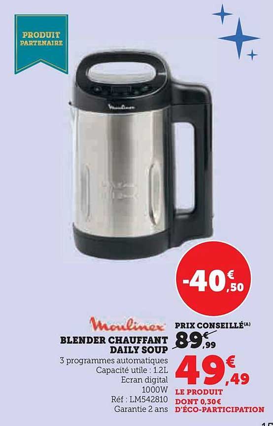 Moulinex BLENDER CHAUFFANT DAILY SOUP