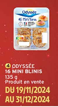 ODYSSEE 16 MINI BLINIS