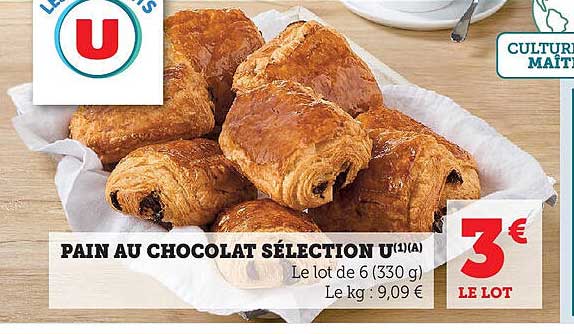 PAIN AU CHOCOLAT SÉLECTION U