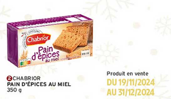 Pain d'épices au miel