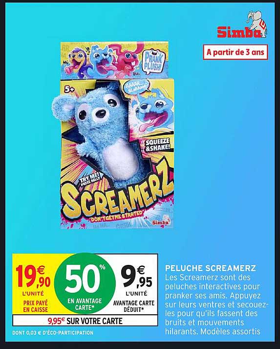 PELUCHE SCREAMERZ