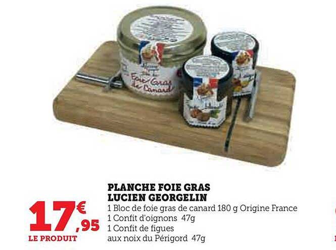 PLANche FOIE GRAS LUCIEN GEORGELEIN