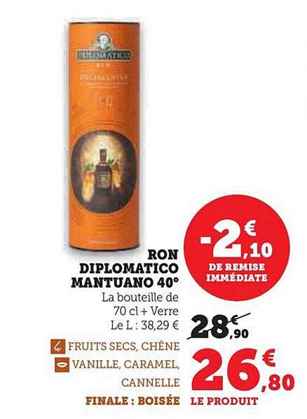 RON DIPLOMATICO MANTUANO 40°