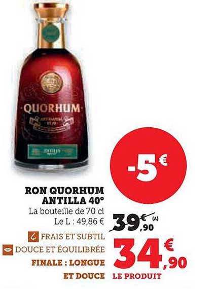 RON QUORHUM ANTILLA 40°