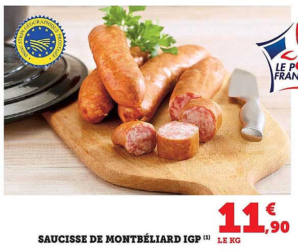 SAUCISSE DE MONTBÉLIARD IGP