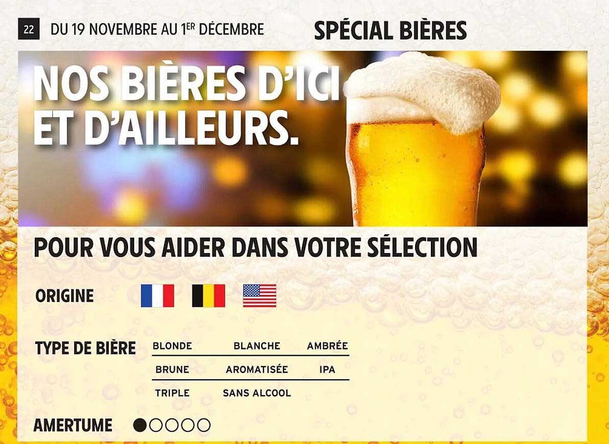 SPÉCIAL BIÈRES