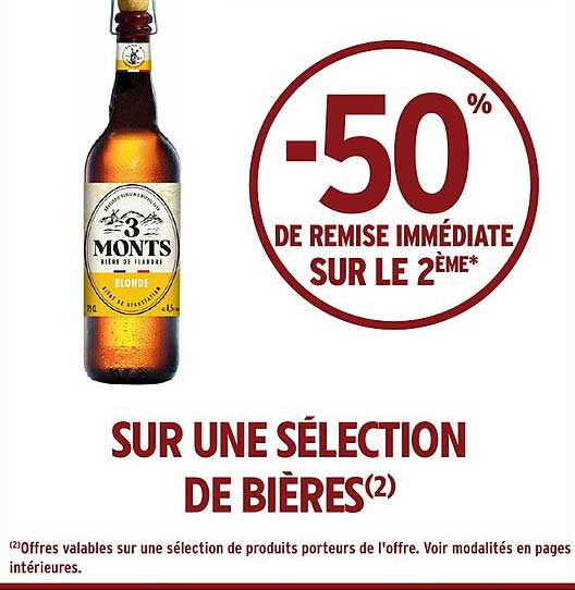 SUR UNE SÉLECTION DE BIÈRES