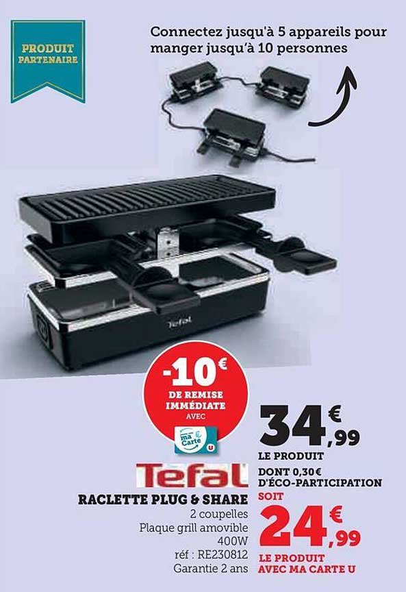 Tefal RACLETTE PLUG & SHARE