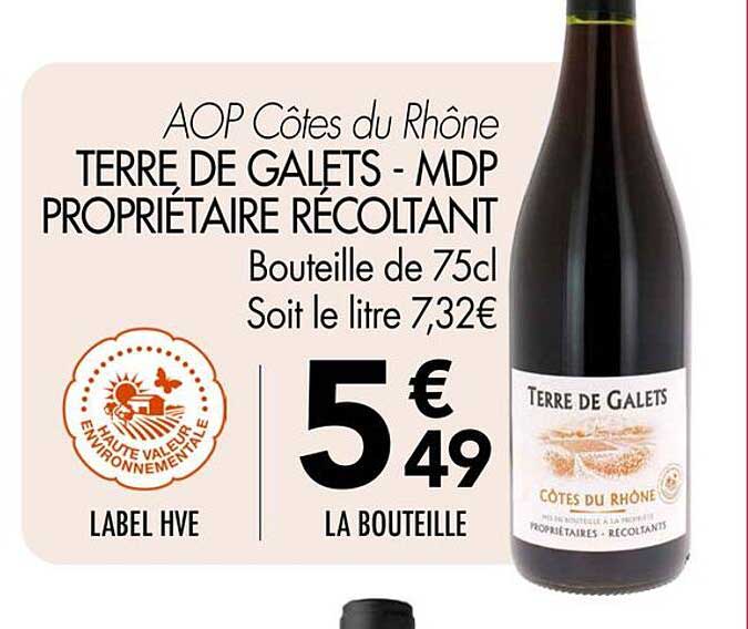 TERRE DE GALETS - MDP PROPRIETAIRE RÉCOLTANT