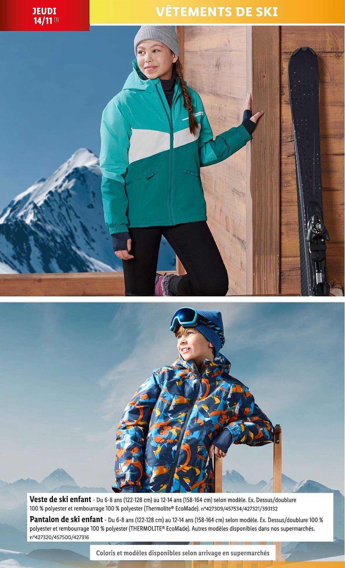 VÊTEMENTS DE SKI