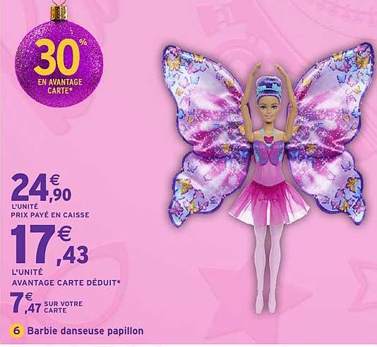 Barbie danseuse papillon