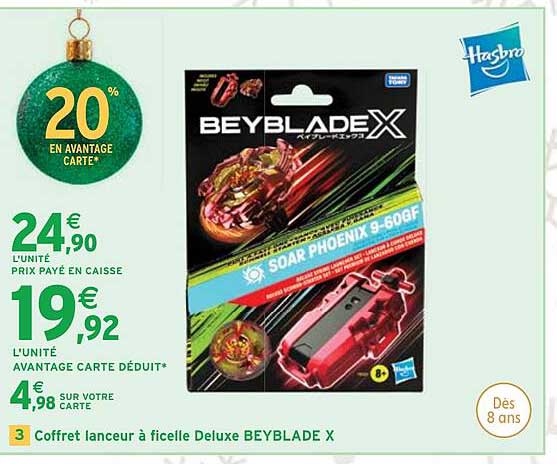 Coffret lanceur à ficelle Deluxe BEYBLADE X