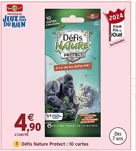 Défis Nature Protect : 10 cartes