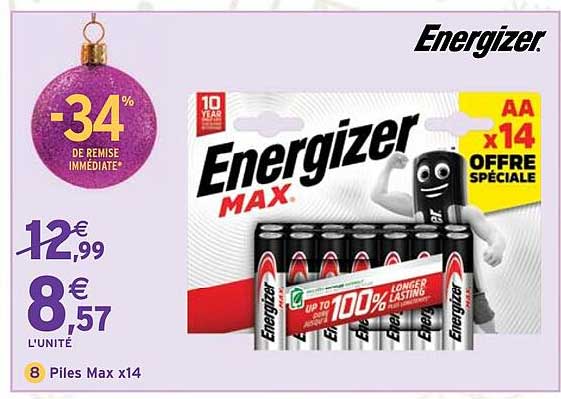 Energizer Max x14