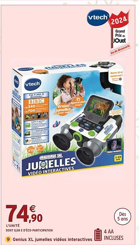 Genius XL jumelles vidéos interactives