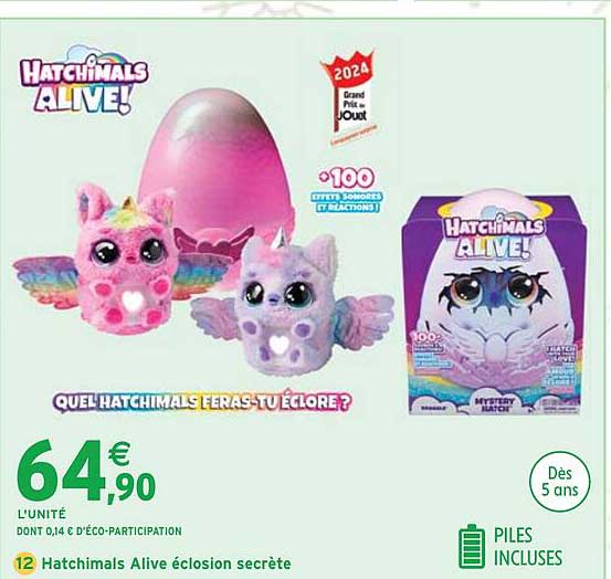 Hatchimals Alive! éclosion secrète