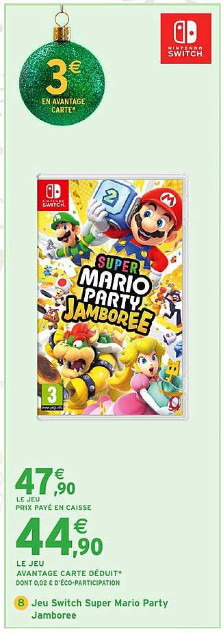 Jeu Switch Super Mario Party Jamboree