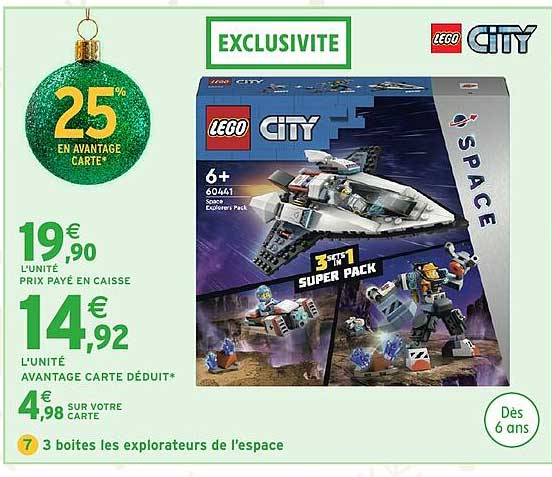 LEGO CITY 3 en 1 Super Pack