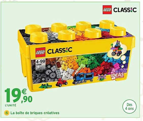 LEGO CLASSIC La boîte de briques créatives