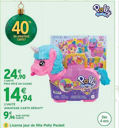 Licorne jour de fête Polly Pocket