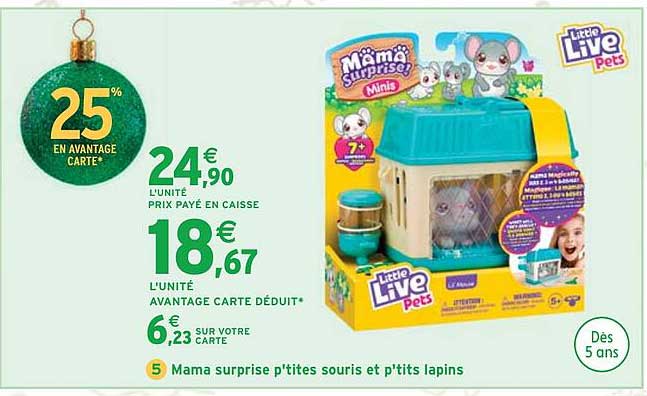 Mama surprise p'tites souris et p'tits lapins