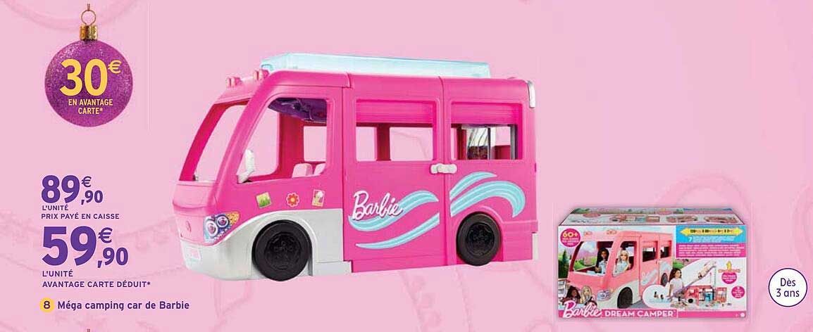 Méga camping car de Barbie