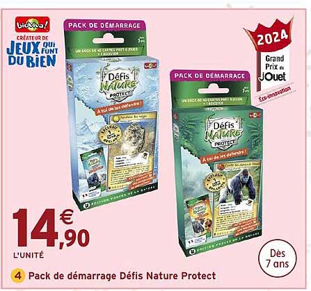 Pack de démarrage Défis Nature Protect