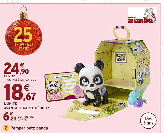 Pamper petz panda