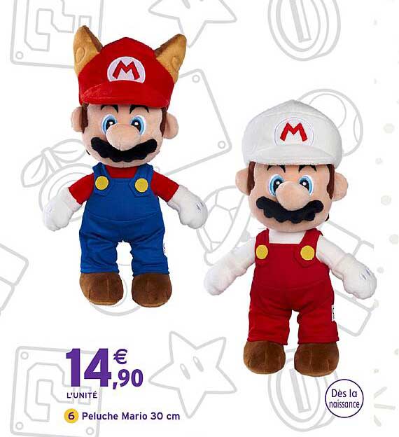 Peluche Mario 30 cm