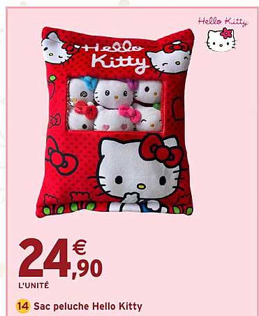 Sac peluche Hello Kitty