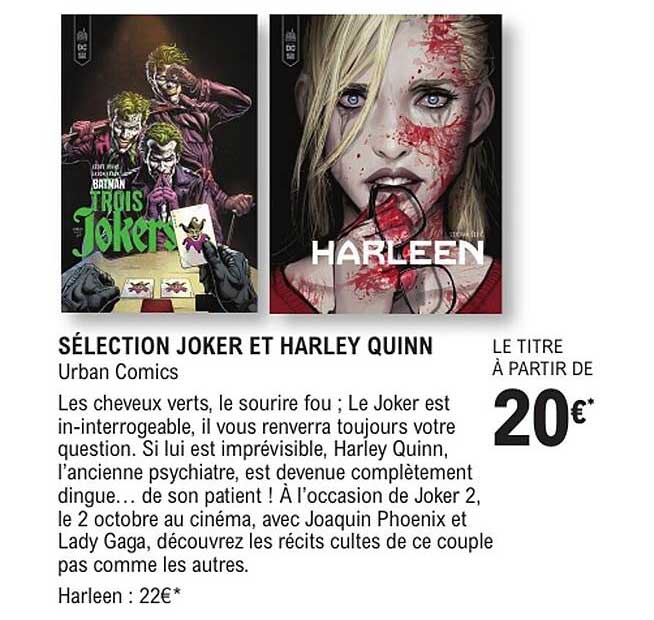 SÉLECTION JOKER ET HARLEY QUINN