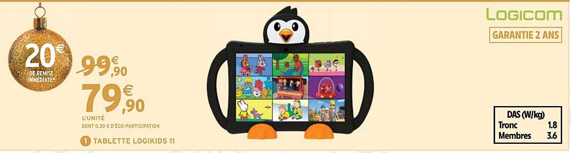 TABLETTE LOGIKIDS 11