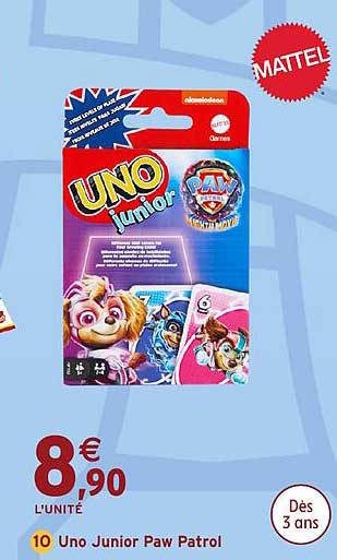 UNO junior Paw Patrol!