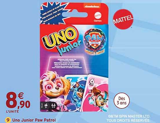 UNO Junior Paw Patrol