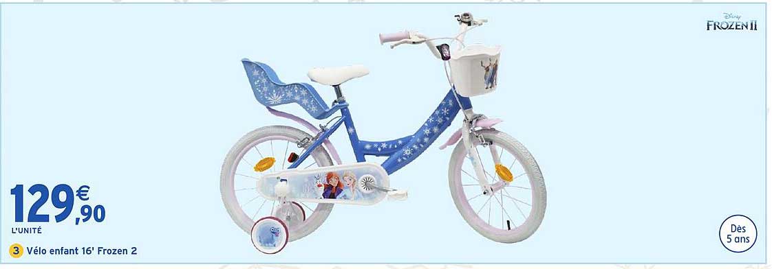 Vélo enfant 16' Frozen 2