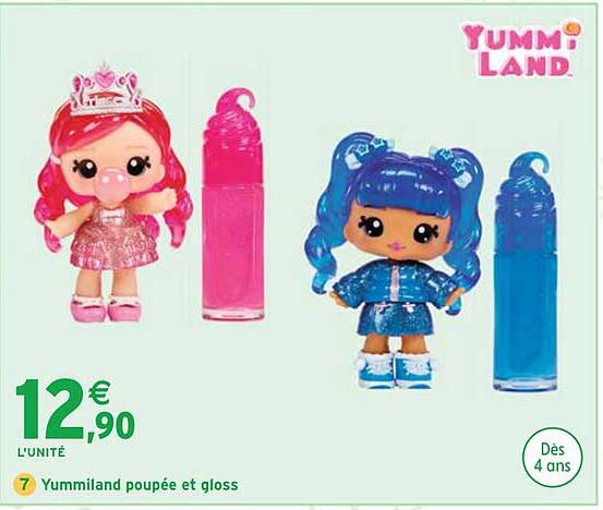 Yummiland poupée et gloss