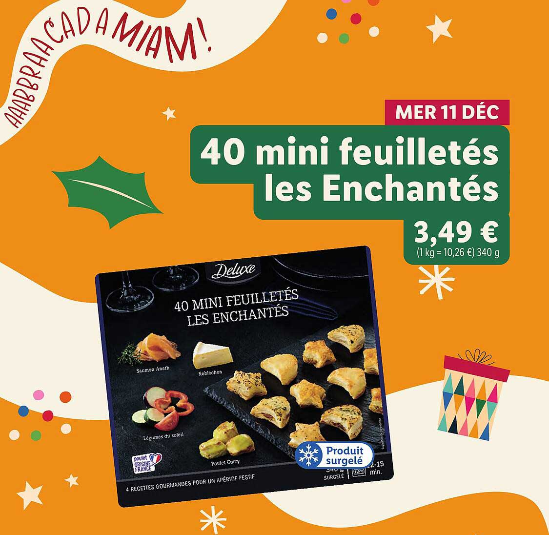 40 mini feuilletés les Enchantés