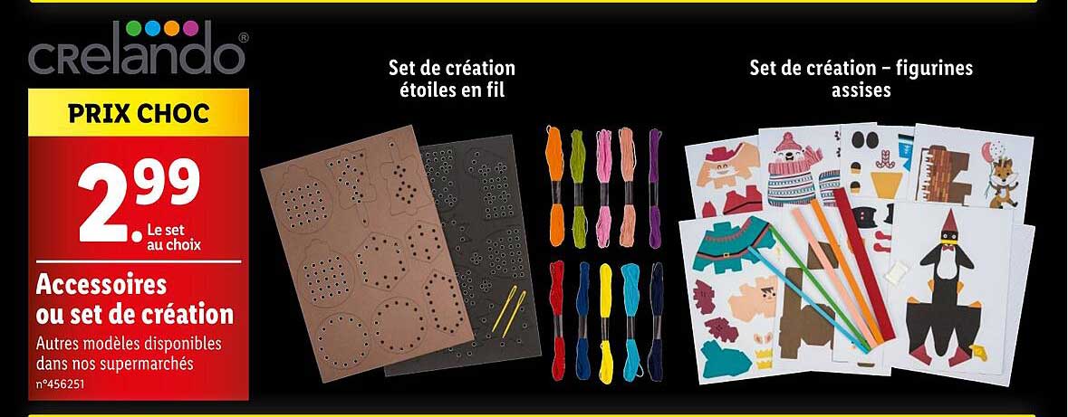 Accessoires ou set de création